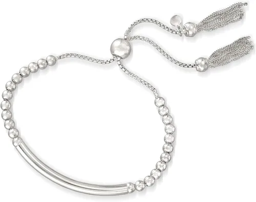 Vista 3 de Ross-Simons Pulsera Bolo Italiana, Plata de ley, no conocido