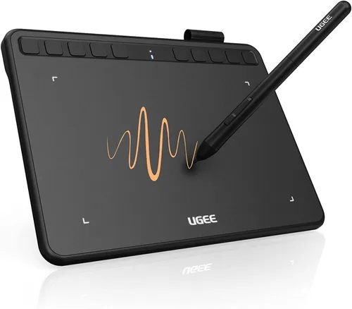 Vista 13 de UGEE Q6 - Tableta de dibujo de 6.5 x 4 pulgadas para teléfono Android con 6 teclas de acceso rápido, tableta gráfica, modo de dibujo ajustable