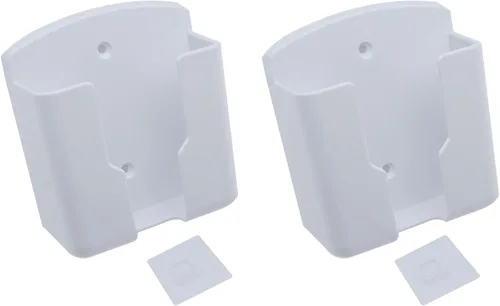 Vista 7 de Soporte de control remoto Soporte de pared Soporte de teléfono autoadhesivo Aire acondicionado TV Soporte de control remoto (blanco)