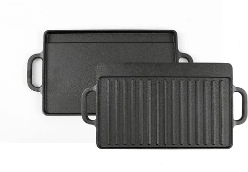 Vista 8 de HAWOK Pre-sazonado hierro fundido horno holandés camping cocina set con caja de almacenamiento de transporte