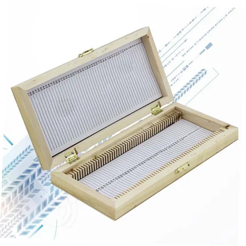 Vista 6 de GLEAVI Caja de muestras de diapositivas Caso Cajas Organizadoras Diapositivas de vidrio negro Accesorios y accesorios Diapositivas de diapositivas