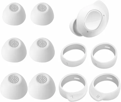 Vista 6 de A-Focus Wingtip - Kit de puntas de oreja para Galaxy Buds FE de silicona de repuesto, ajuste antideslizante, ajuste en la funda con gancho