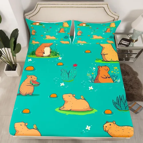 Vista 10 de Juego de ropa de cama de bandera estadounidense tamaño individual para niños, adolescentes y hombres, retro, verde militar, camuflaje, bandera