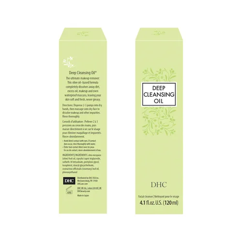 Vista 6 de DHC Aceite de limpieza profunda de 4.1 onzas líquidas y polvo de lavado facial de 1.7 oz. Peso neto.