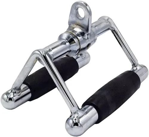 Vista 4 de LAT Pull Down Bar Strength Training Cable Machine Accessories Gire el agarre de goma