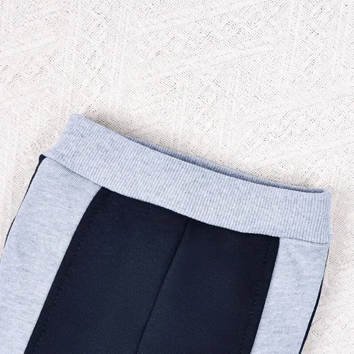 Vista 9 de CETEPY Ropa de bebé niño pequeño sudadera patchwork otoño invierno camisa de manga larga pantalones conjuntos de ropa 3-24 meses
