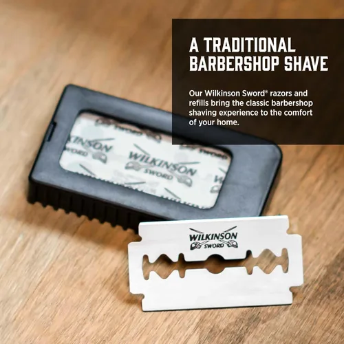 Vista 2 de Wilkinson Sword - Recambios de hoja de afeitar de doble filo para hombre, 5