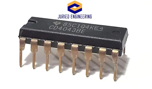 Vista 3 de CD4043BE CD4043 CD4043 CD4043 CMOS Quad NOR R/S Pestillo con 3 salidas de estado Breadboard IC DIP-16 (paquete de 5)