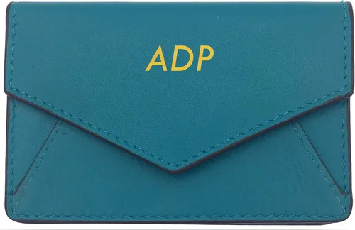 Vista 12 de Titular de la tarjeta RFID personalizado negro/rojo de cuero genuino
