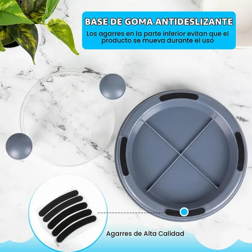 Vista 5 de Herramienta desmenuzadora de pollo para carne, desmenuzadora grande de pechuga de pollo con tapa, base antideslizante y mango ergonómico, resistente