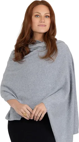 Vista 10 de Velanio Cashmere Bufanda de pashmina de cachemira 100% tejida, chal extra grande para mujer, estola de viaje Negro