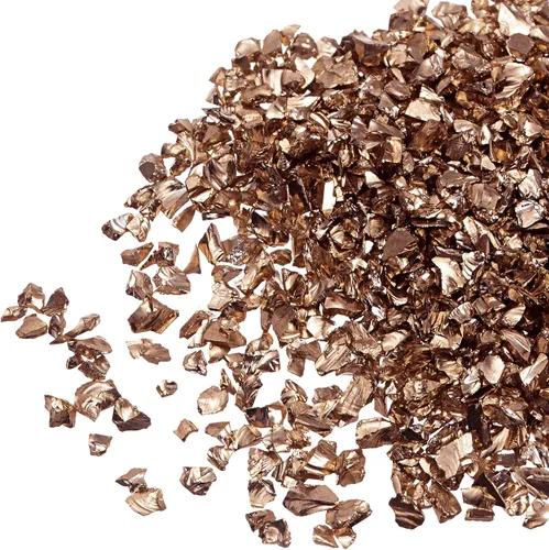 Vista 7 de uxcell Chips de vidrio triturado de 0.78 oz (20 g), vidrio metálico irregular con purpurina gruesa de 0.78 a 0.118 pulgadas para manualidades