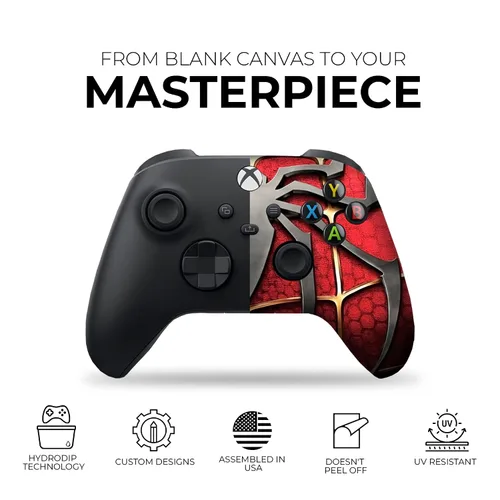 Vista 3 de DreamController Original X-box Wireless Controller Special Edition Customized Compatible with X-box One SX-box Series XS & Windows 10 Made with