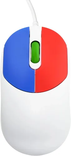 Vista 8 de Clevy Mouse para niños, colorido y ergonómico USB, computadora escolar y doméstica, mouse con cable compatible con niños, compatible con Windows