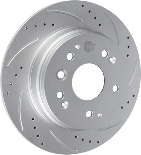 Vista 2 de [Juego trasero] Rotores de disco de freno y pastillas de cerámica con revestimiento Geomet para Nissan Altima Sedan 2007-2012 Coupe 07-13