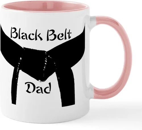 Vista 37 de CafePress Black Belt Dad - Taza de café de cerámica de 11 oz (11.0 fl oz)