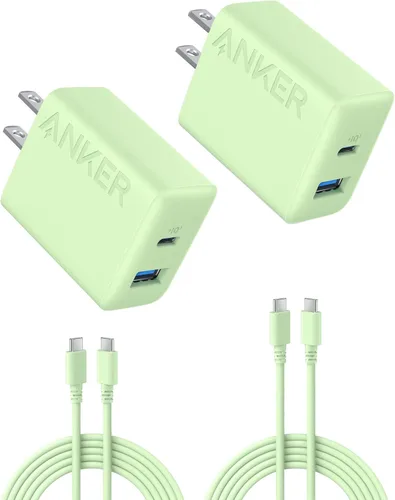 Vista 9 de Anker Cargador de teléfono, bloque de cargador USB C de 20 W, cargador tipo Negro
