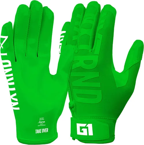 Vista 18 de Nxtrnd G1 - Guantes de fútbol juvenil, guantes receptores adhesivos para niños