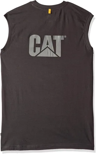 Vista 2 de Cat Men's Trademark Sleeveless T-Shirt