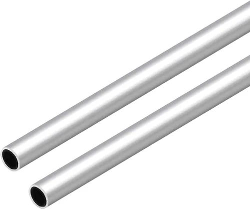 Vista 6 de Tubo redondo de aluminio 6063, 0.315 in de diámetro exterior de 0.039 in de grosor de pared de 11.811 in de longitud, tubo recto de metal sin