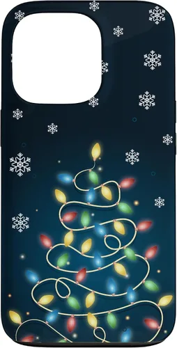 Vista 10 de Christmas Lights ICY Crystals Theme Snowflake Case for iPhone 17