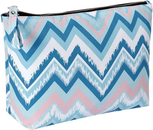 Vista 16 de Kamo Bolsas de maquillaje - Bolsa de cosméticos para mujer, bolsa con cremallera, organizador de cosméticos de viaje, bolsas de viaje para artículos