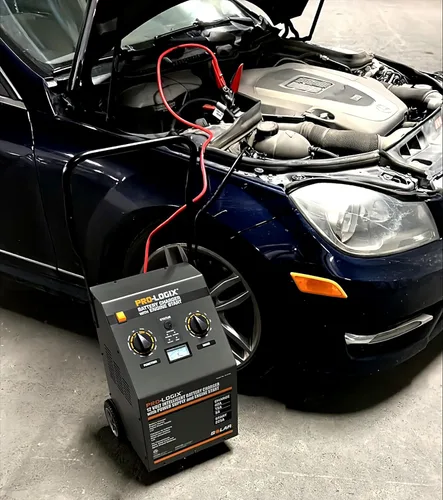 Vista 3 de Clore Automotive PL3740 Cargador de rueda inteligente de 12 voltios con fuente de alimentación y arranque del motor