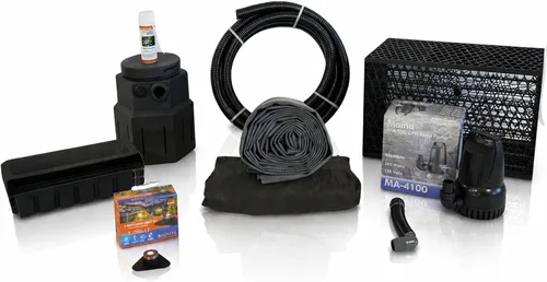 Vista 12 de Pond Free Cascade 4100 Kit de cascada con revestimiento de PVC de 10' x 20' y bomba de 4,100 GPH - PVCPMDP8 Custom water feature, Mini Pump
