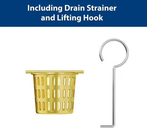 Vista 4 de Neodrain Colador dorado, colador de acero inoxidable para cabello y desechos, solo apto para drenaje de ducha Neodrain