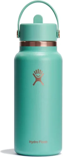 Vista 21 de Hydro Flask de boca ancha con tapa Flex de pajita de 24 onzas Agave