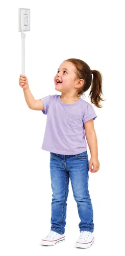 Vista 3 de Extensor de interruptor de luz Decora para niños, paquete de 2