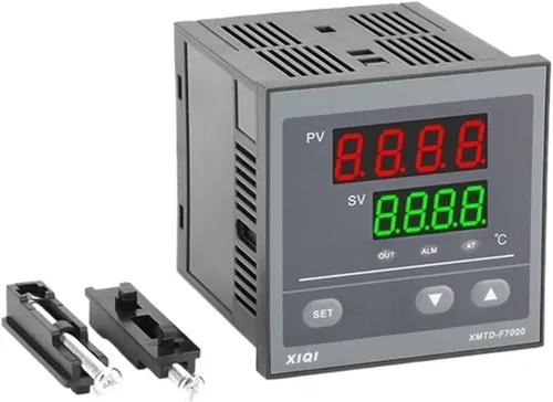 Vista 2 de Series 0-600 Celsius K J PT100 900 Degree Type AC 220V Electronic Digital Intelligent Temperature Controller Thermostat(J Relay,48x48mm)