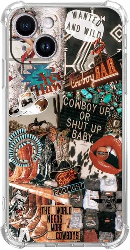 Vista 48 de Funda de Collage Estético para iPhone 7/8/SE2/SE3, Patrón de Citas Positivas, Funda TPU Única y Moderna Compatible con iPhone 7/8/SE2/SE3
