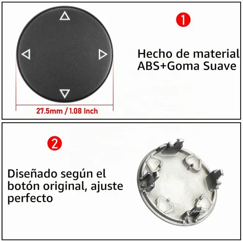 Vista 6 de Jaroxn compatible con el botón de repuesto BMW iDrive serie 1/3/5/7/X3