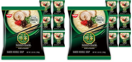 Vista 9 de Nissin RAOH - Sopa de fideos ramen, salsa de soja, 3.77 onzas (paquete de 6)