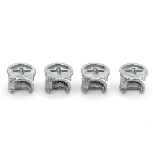 Vista 3 de ReplacementScrews Cerraduras de leva excéntricas compatibles con IKEA 103114 (Kullen, Alex, MICKE) Funda con brida - 0.472 in x 0.394 in - Aleación