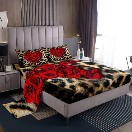 Vista 14 de Erosebridal Juego de ropa de cama para niños, sábanas kawaii con diseño de gato, tamaño individual, juego de cama de 3 piezas con 1 sábana bajera, 1
