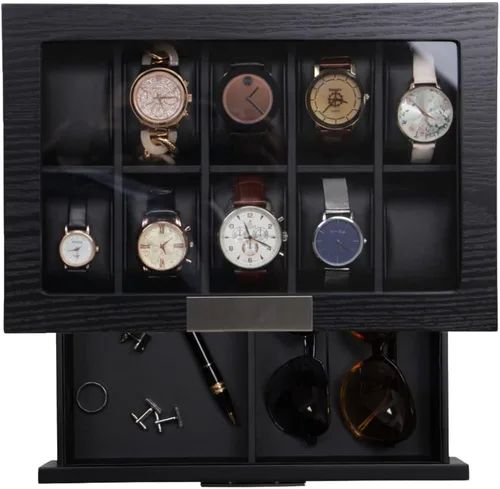 Vista 5 de Decorebay Busy Man - Vitrina de lujo y organizador de joyas para hombre