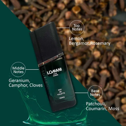 Vista 2 de Lomani Signature Eau de Toilette Spray para hombre, 3.3 onzas