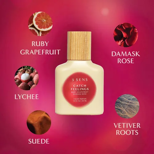 Vista 6 de 5 SENS Discovery Kit - Eau de Parfum Travel Spray Set: In Too Deep, Catch Feelings, Life of the Party, Twin Flame & Burn For You - Fragancia fina