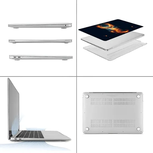 Vista 97 de Funda para computadora MacBook Pro de 13 pulgadas, modelo A1425/A1502, modelo A1425/A1502, diseño de primera calidad, funda rígida para laptop 3D 3D