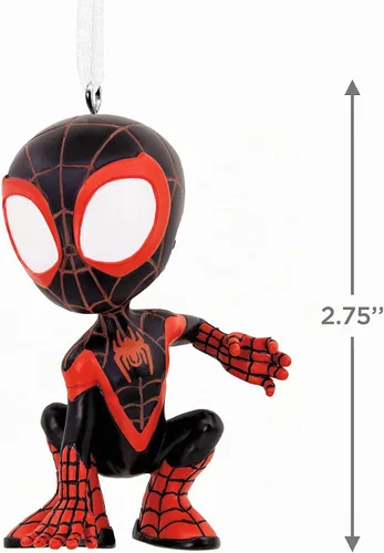 Vista 4 de Hallmark Marvel Miles Morales - Adorno navideño