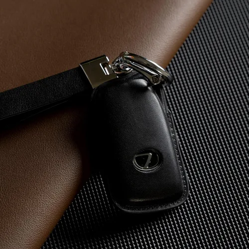 Vista 4 de Funda para llavero Lexus Funda de cuero Llavero Protector Titular de la funda de la llave del coche Accesorios