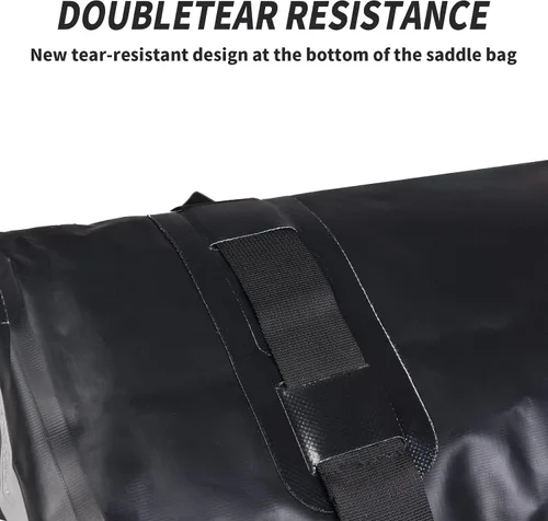 Vista 6 de 30L Bolsas de equipaje para motocicleta para viajes en moto - Bolsas de alforjas para motocicletas - Bolsa desmontable para scooter, Honda, Suzuki