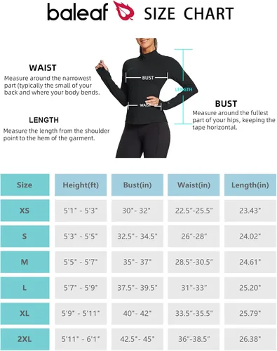 Vista 7 de BALEAF Chaquetas de correr para mujer, con cremallera completa, ajustadas, de secado rápido, ligeras