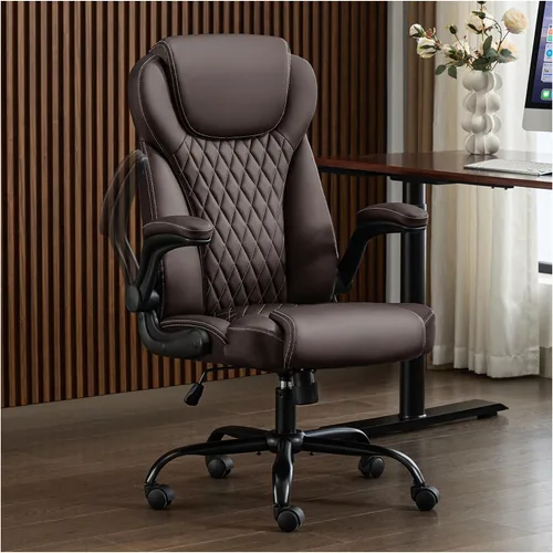 Vista 7 de amseatec Silla de oficina grande y alta, abatible, silla de escritorio