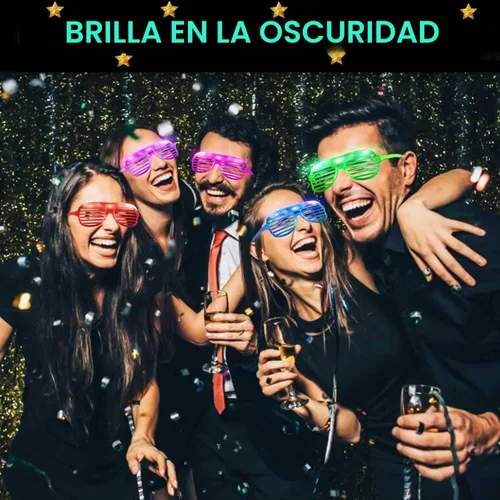 Vista 2 de TURNMEON Paquete de 20 lentes LED, regalos de fiesta para el día de San Valentín, 6 colores que brillan en la oscuridad, suministros de fiesta