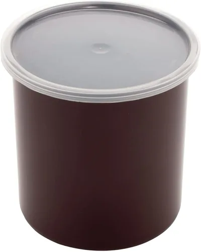 Vista 12 de G.E.T. CR-0120-BK - Recipiente redondo para almacenamiento de alimentos con tapa, 1.2 cuartos de galón, color negro (juego de 12) Dishwasher safe