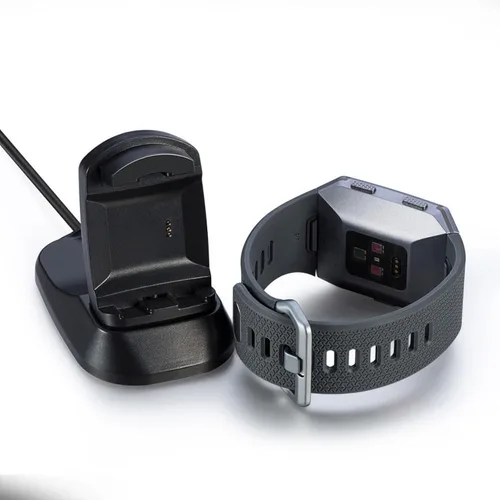 Vista 7 de Reemplazo plástico de la base del cargador del reloj de pulsera del ABS para la carga iónica de Fitbit