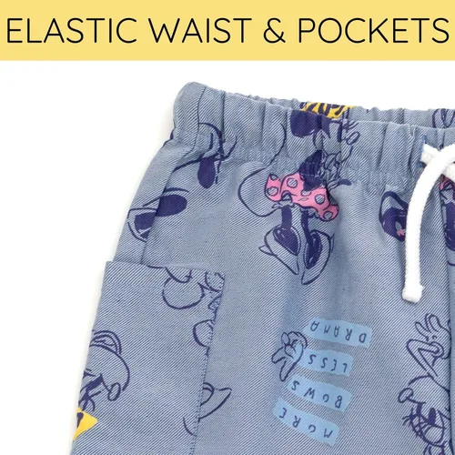 Vista 34 de Disney Minnie Mouse - Conjunto de camiseta floral arcoíris y pantalones cortos de cambray, tallas de bebé a niño grande (12 meses - 14-16)